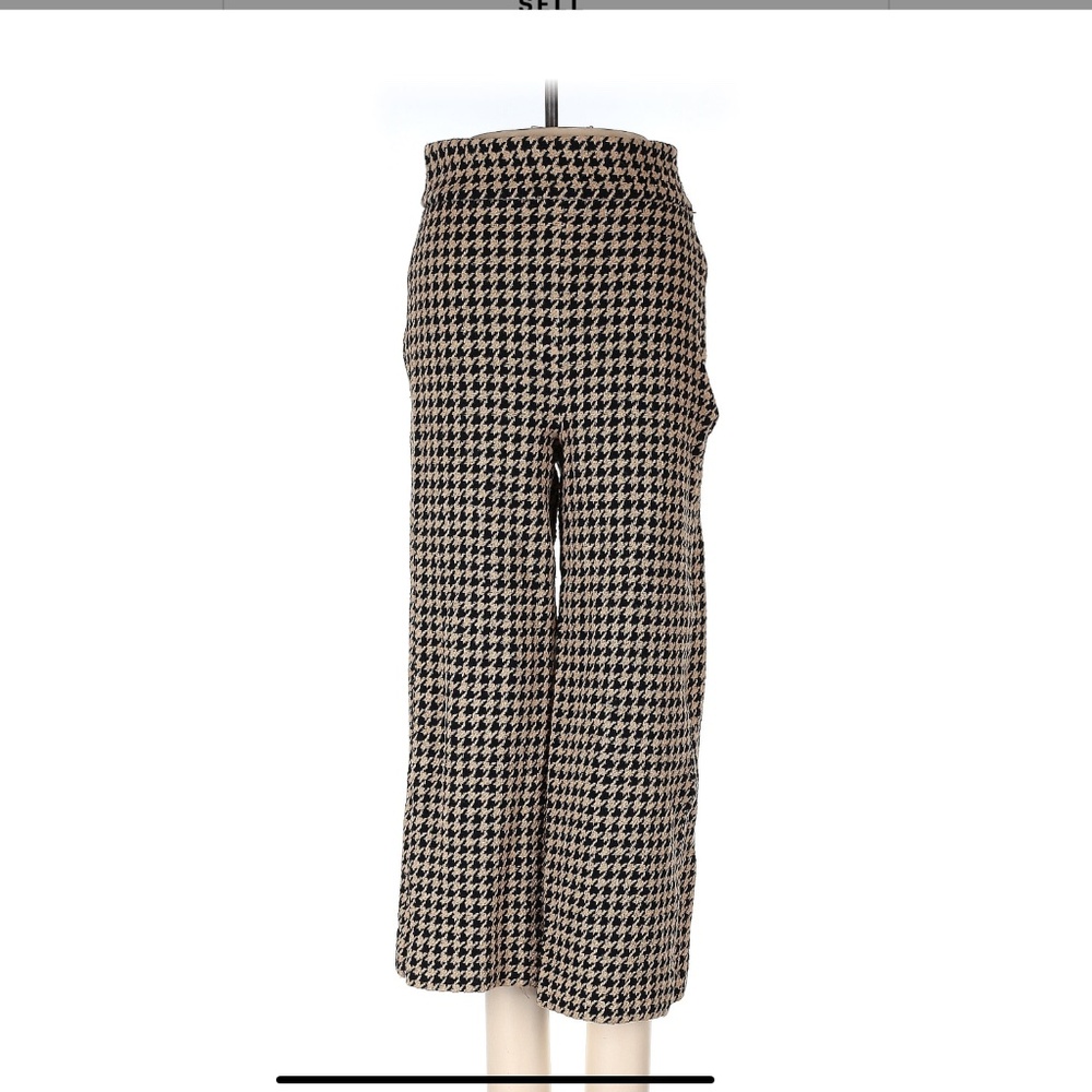 Zara Cropped Houndstooth Pant